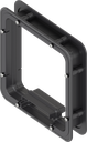 Distanzrahmen geschäumt für Ts = 40 mm, ABS schwarz