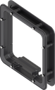 Spacer frame unfoamed for Ts = 35 mm, ABS black