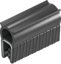 Afdichtprofiel zelfklemmend, EPDM 45 ± 5 Shore A; klemprofiel EPDM 60 ± 5 Shore A zwart