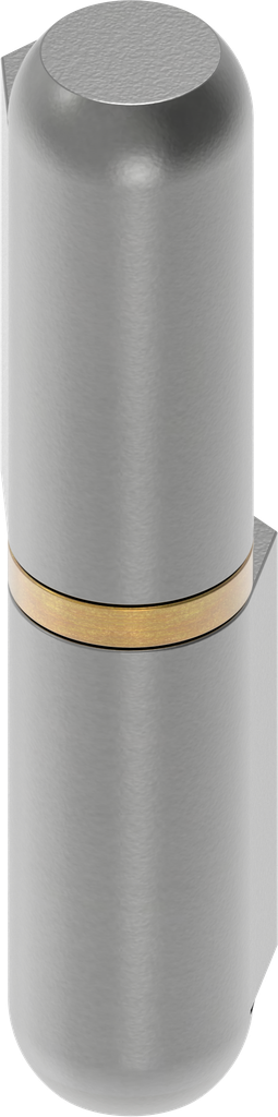 Paumelle à souder, acier brut