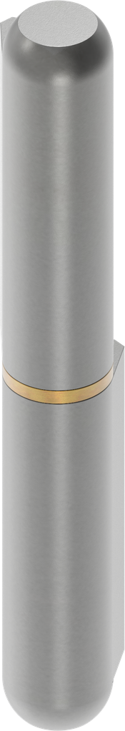 Bisagra, soldable, acero bruto