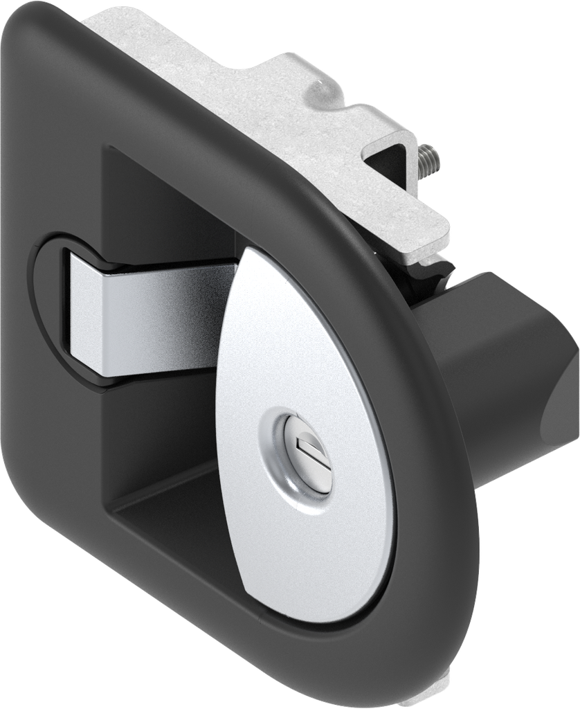 Asa plegable, llave EK 333, poliamida negro y zamak cromado