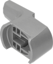Came d'encliquetage H = 22 mm, polyamide GF gris argent métallisé