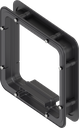 Spacer frame foamed inside for Ts = 40 mm, ABS black