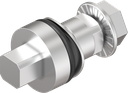Insert square 7, Stainless steel AISI 303